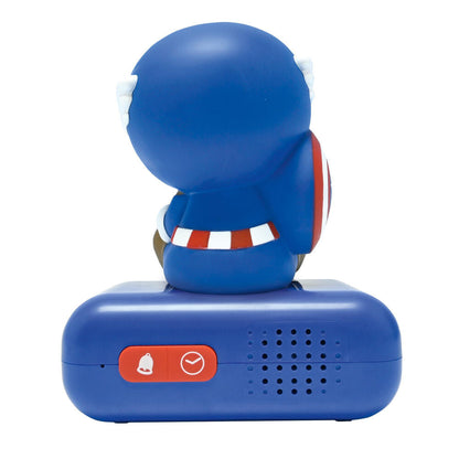 Marvel Avengers Captain America 3D Night Light Alarm Clock Nerdscape