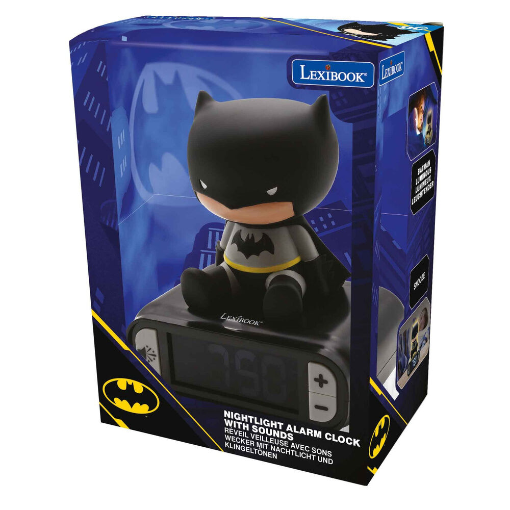 DC Comics Batman 3D Night Light Alarm Clock Nerdscape