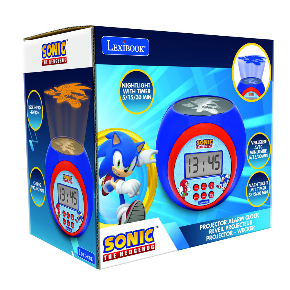 Sonic the Hedgehog Projector Alarm Clock Nerdscape