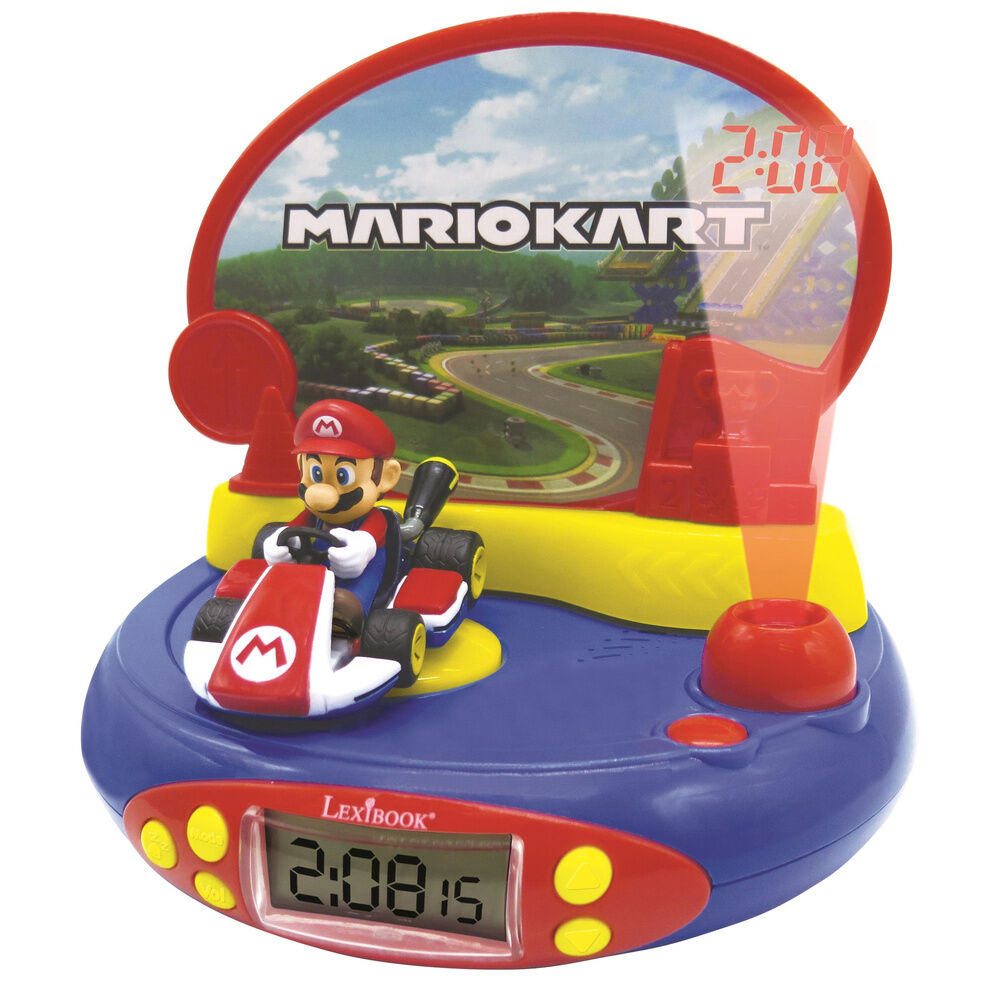 Nintendo Mario Kart 3D Projector Alarm Clock Nerdscape