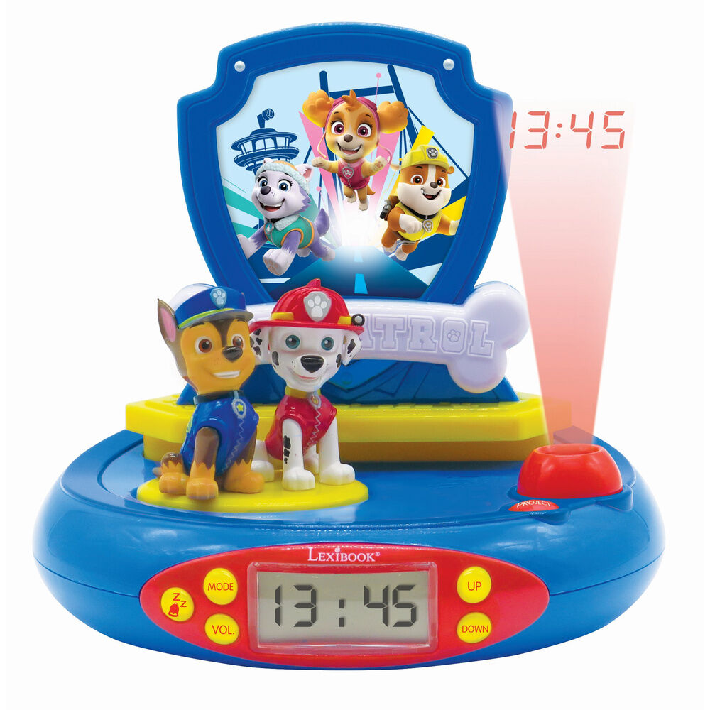 Paw Patrol 3D Projector Alarm Clock Nerdscape