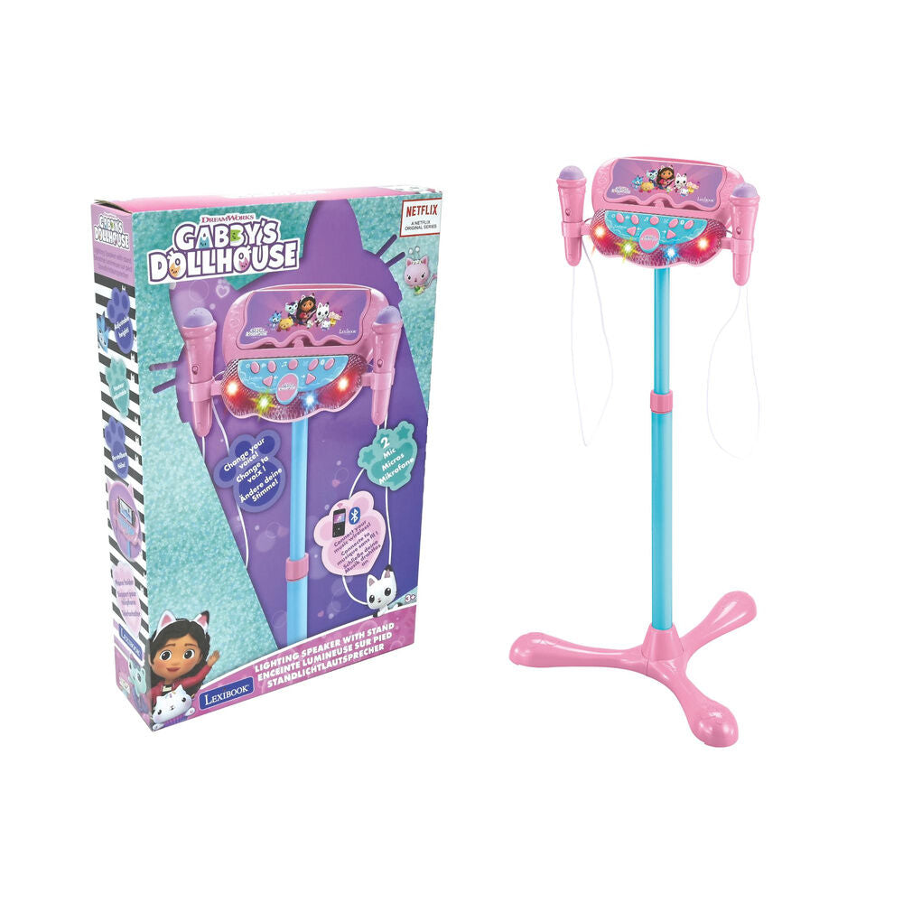 Gabbys Dollhouse Adjustable Karaoke Microphone Stand Nerdscape