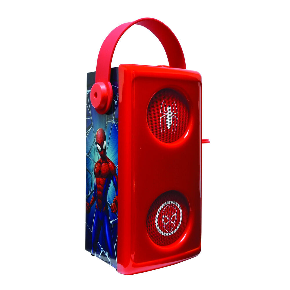 Marvel Spiderman Illuminated Bluetooth Speaker + Microphone Nerdscape