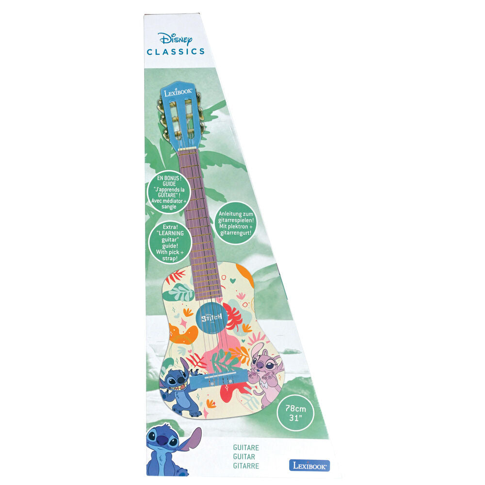 Disney Stitch wood guitar Nerdscape