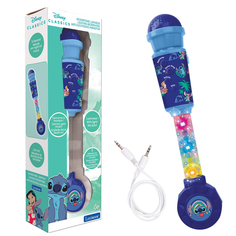 Disney Stitch Illuminated Microphone Nerdscape