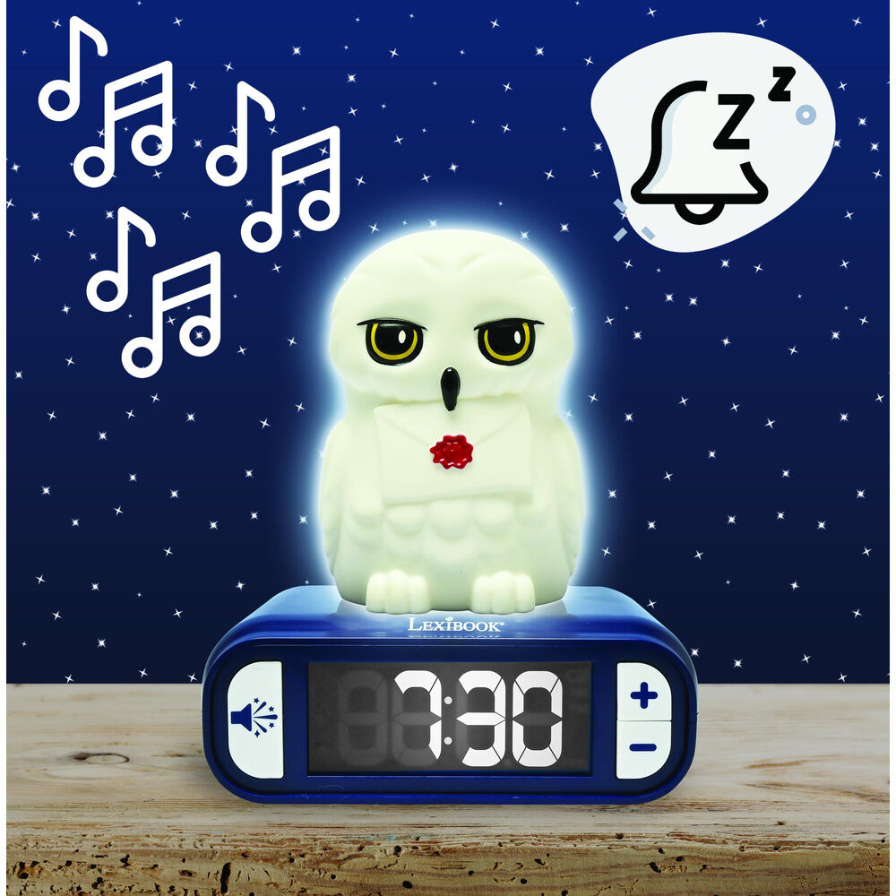 Funko Pop! Hedwig Harry Potter Figura da Collezione 3D Night Light Alarm Clock - Nerdscape Nerdscape