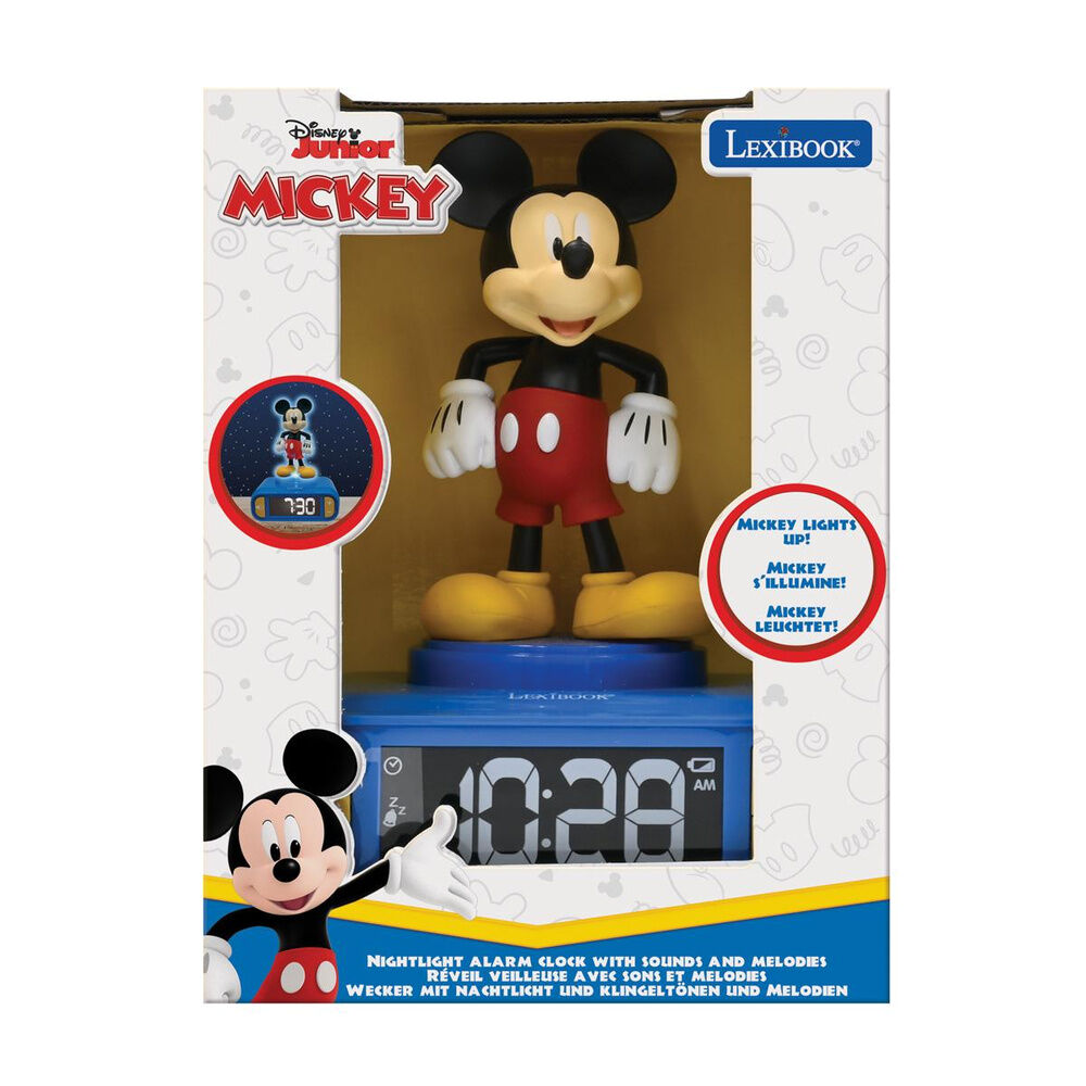 Disney Mickey 3D Night Light Alarm Clock Nerdscape