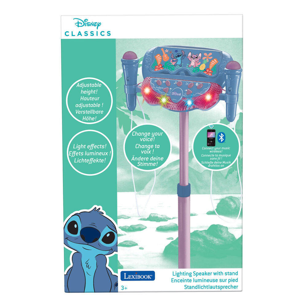 Disney Stitch Adjustable Karaoke Microphone Stand Nerdscape
