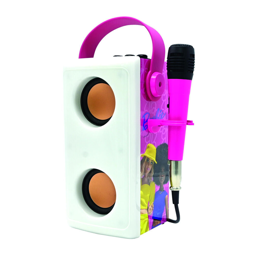 Barbie Illuminated Bluetooth Speaker + Microphone Nerdscape