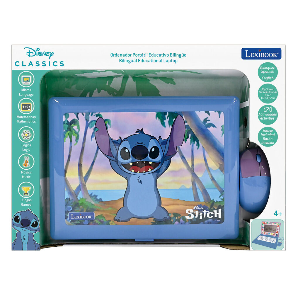 Disney Stitch Bilingual Educational Laptop Nerdscape