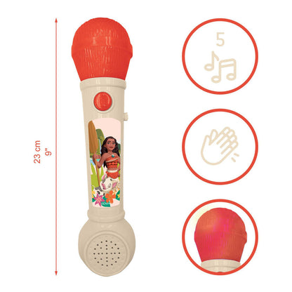 Disney Moana Vaiana Illuminated Microphone Nerdscape