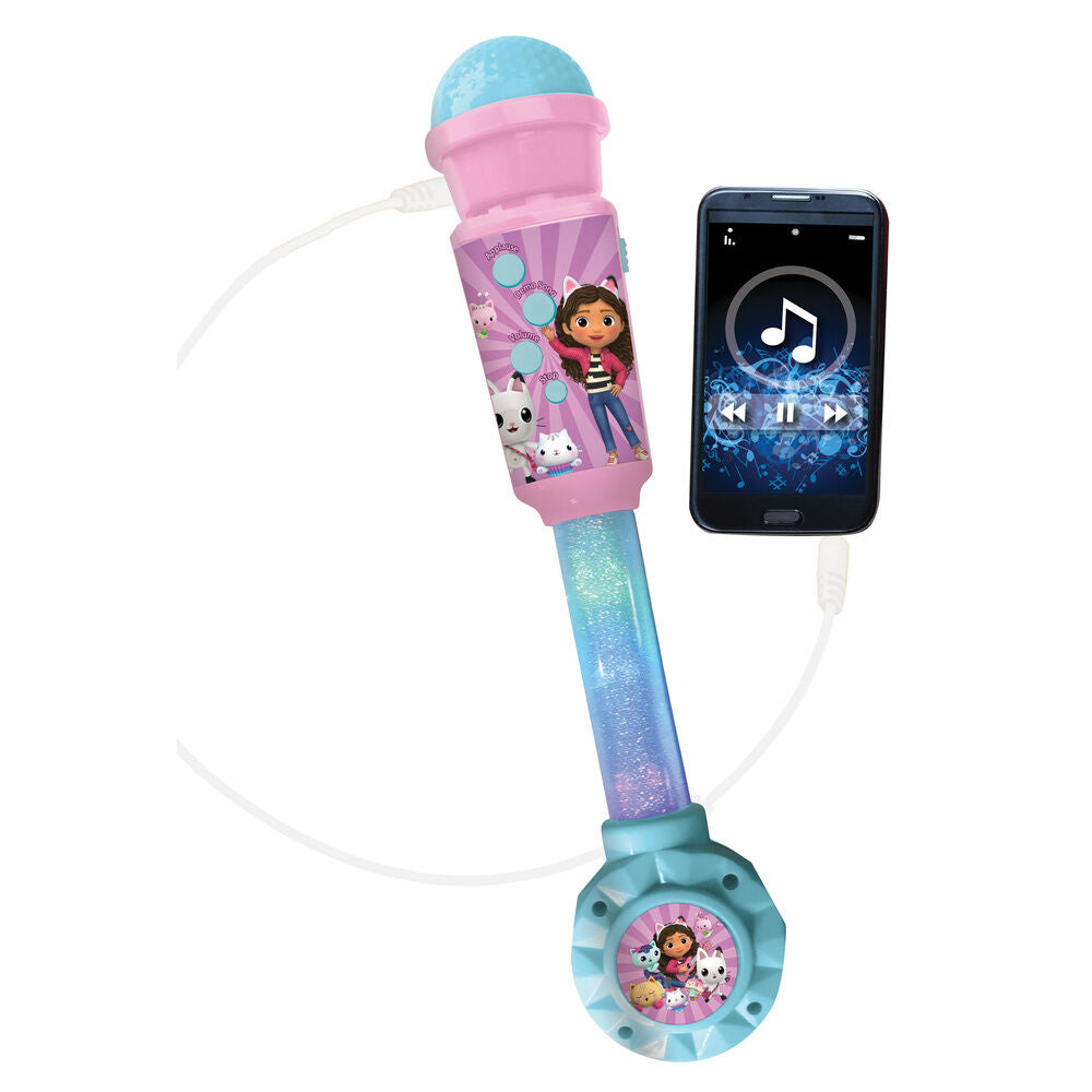 Gabbys Dollhouse Illuminated Microphone Nerdscape