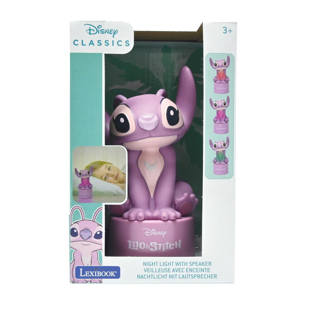 Disney Stitch Angel Night Light Speaker Nerdscape