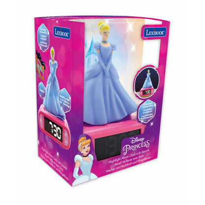 Disney Princess Cinderella 3D Night Light Alarm Clock Nerdscape