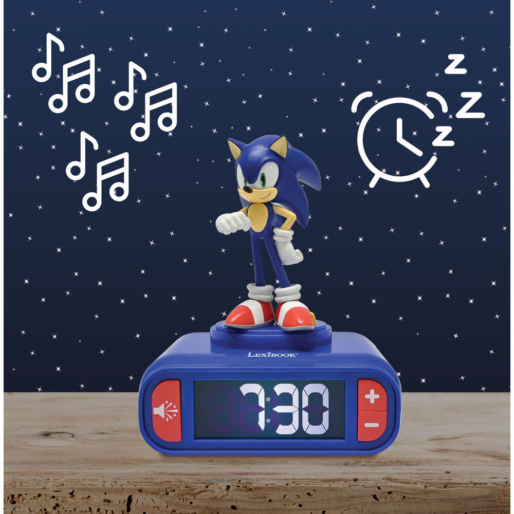 Sonic the Hedgehog 3D Night Light Alarm Clock Nerdscape