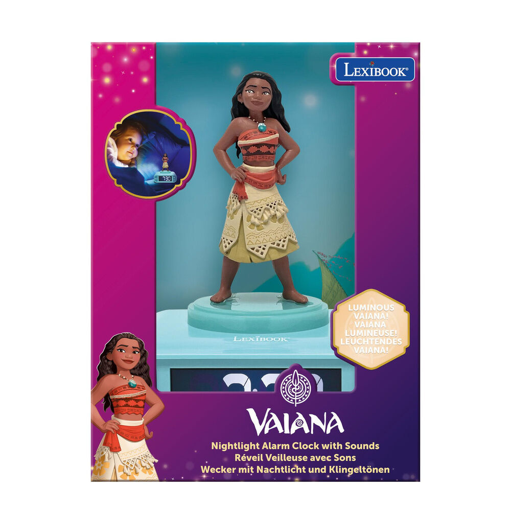 Disney Moana Vaiana 3D Night Light Alarm Clock Nerdscape