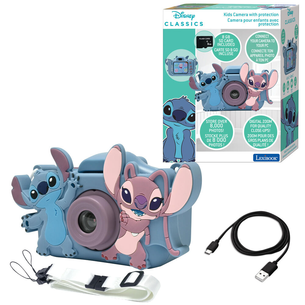 Disney Stitch & Angel Digital Camera with Protection Nerdscape