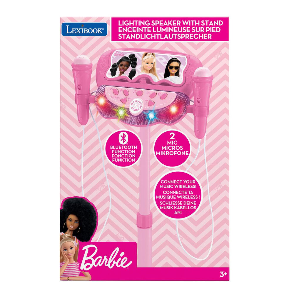 Barbie Adjustable Karaoke Microphone Stand Nerdscape