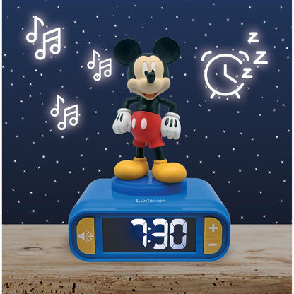Disney Mickey 3D Night Light Alarm Clock Nerdscape