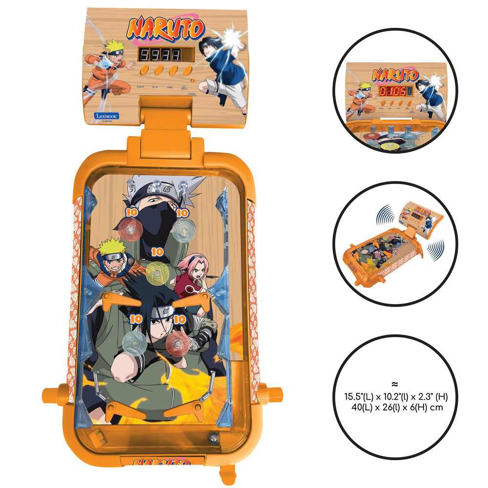 Naruto Shippuden Electronic Pinball table game Nerdscape
