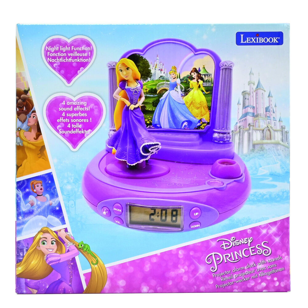Disney Princess Rapunzel 3D Projector Alarm Clock Nerdscape