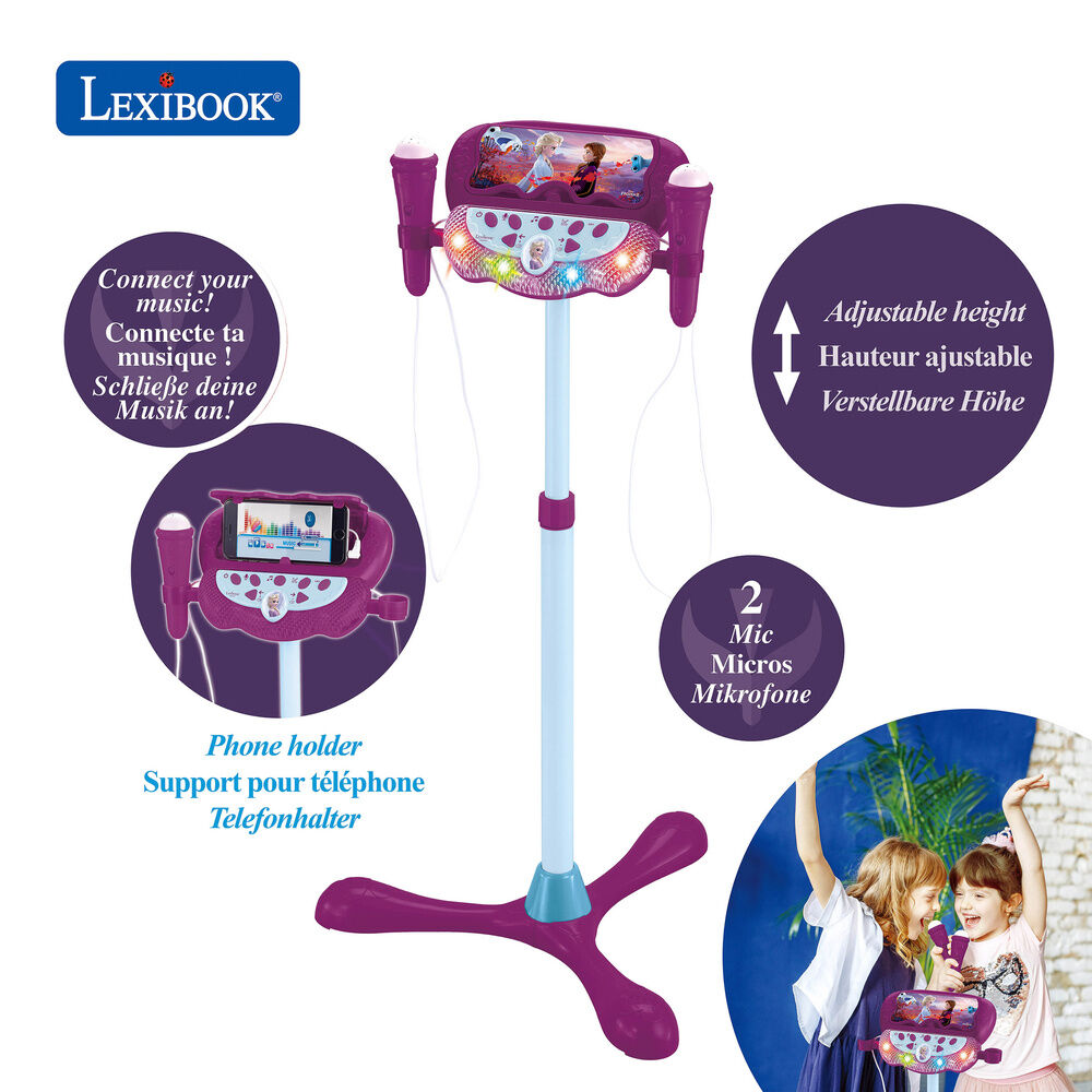 Disney Frozen Adjustable Karaoke Microphone Stand Nerdscape