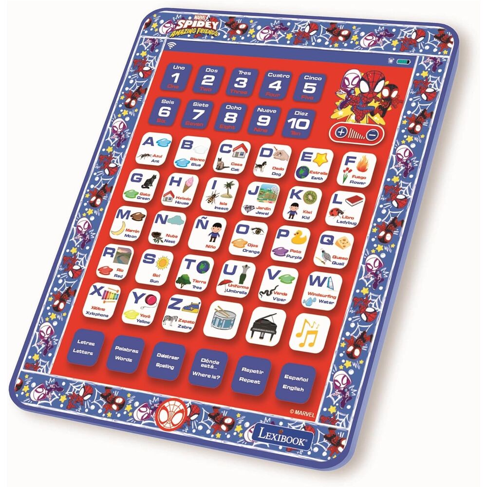 Marvel Spidey Bilingual talking educational tablet - Nerdscape