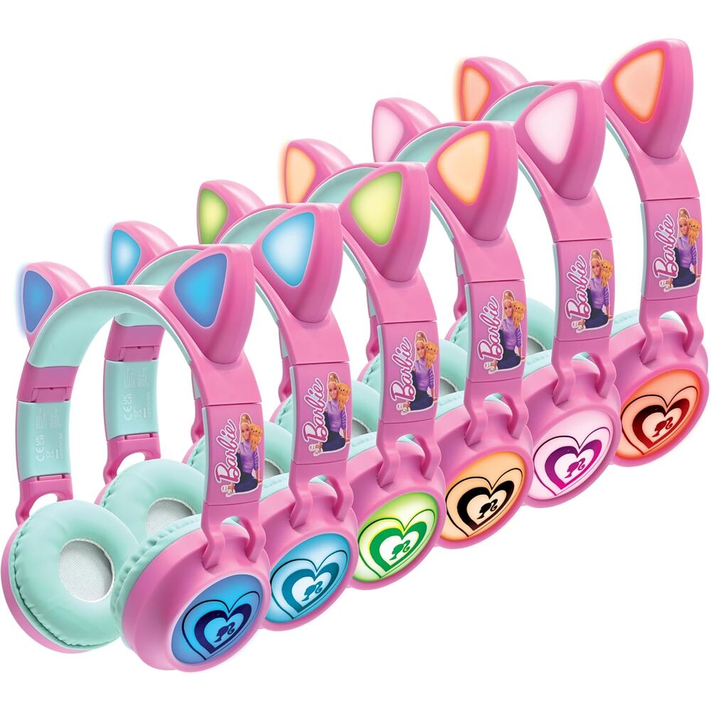 Barbie Wireless headphones with light Nerdscape