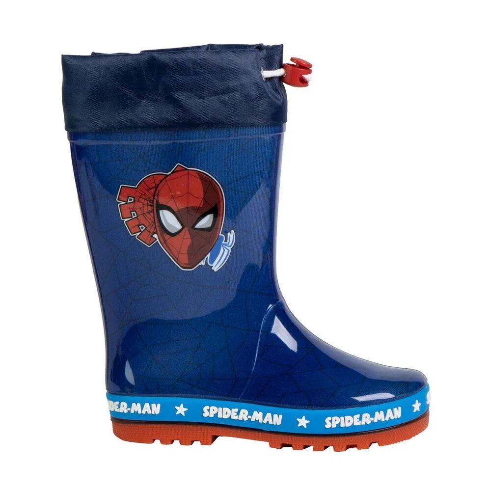 Marvel Spiderman rubber rainboots Nerdscape