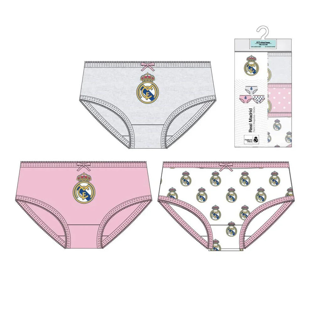Real Madrid pack 3 knickers Nerdscape