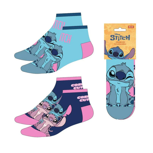 Disney Stitch adult pack 2 socks Nerdscape