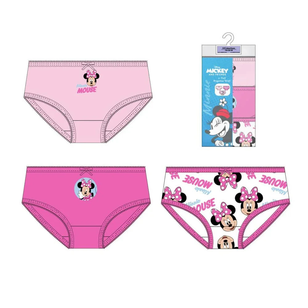 Disney Minnie pack 3 knickers Nerdscape