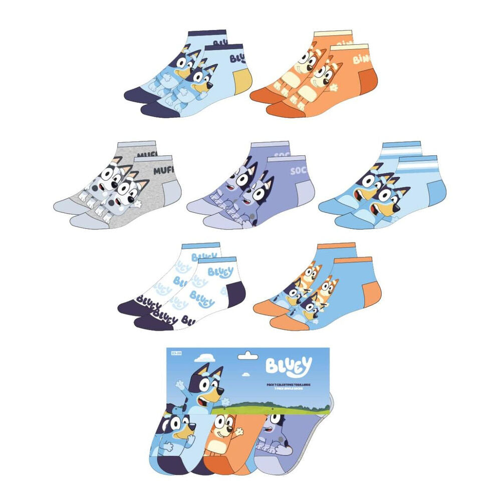Bluey pack socks Nerdscape