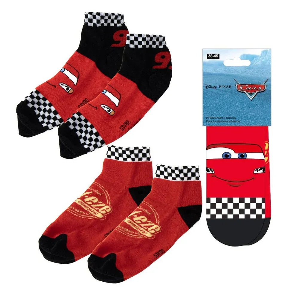 Disney Pixar Cars adult set 2 pairs of socks Nerdscape