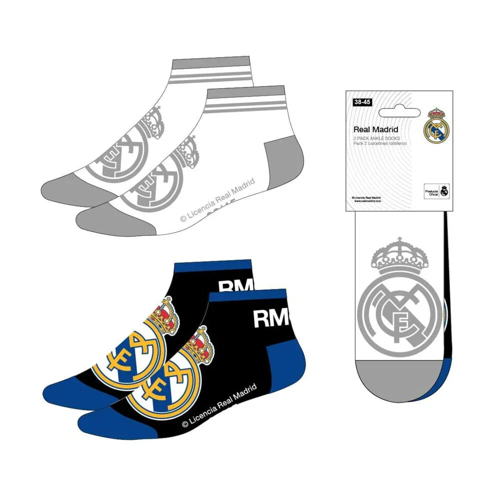 Real Madrid adult pack 2 socks Nerdscape