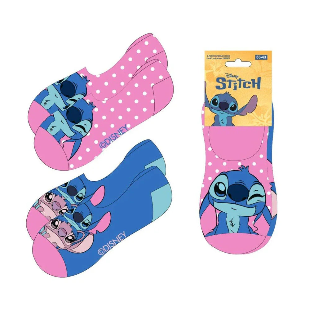 Disney Stitch adult pack 2 socks Nerdscape