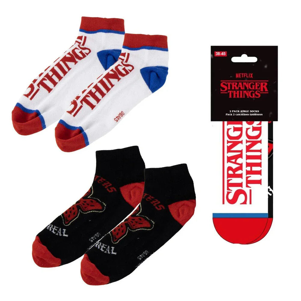 Stranger Things adult pack 2 socks Nerdscape