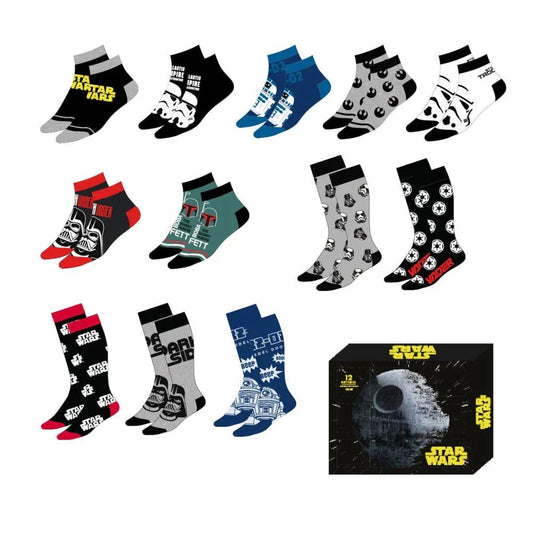Star Wars Pack 12 Calzini Adulti - Nerdscape Nerdscape