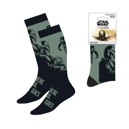 Star Wars The Mandalorian adult socks Nerdscape