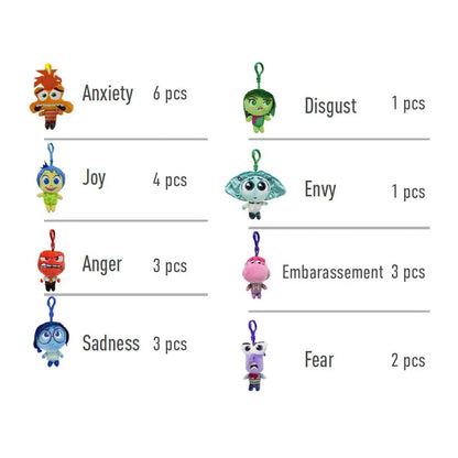 Disney Pixar Inside Out Plush Keychain - Nerdscape Nerdscape