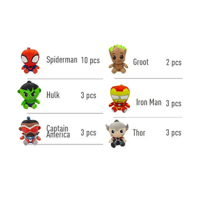 Marvel Plush Keychain - Nerdscape Nerdscape