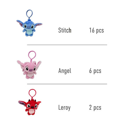 Disney Stitch assorted plush keychain Nerdscape