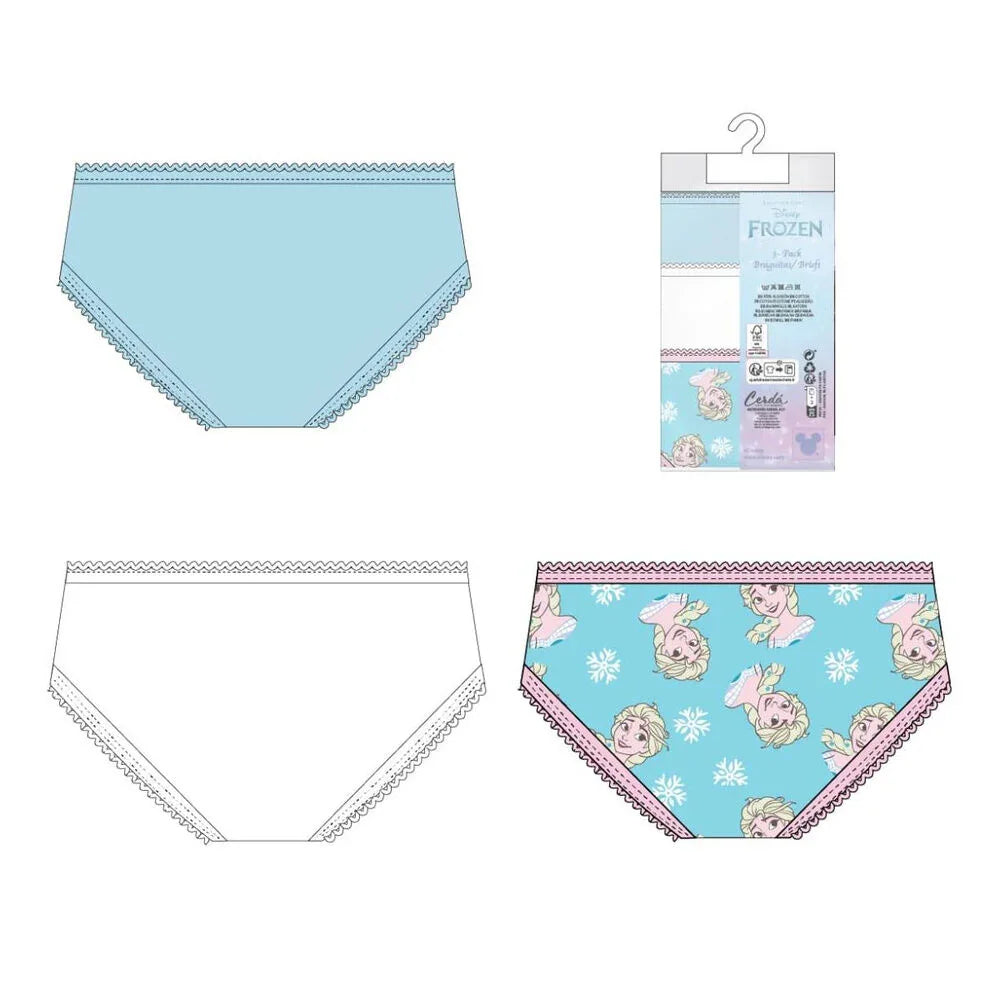 Disney Frozen pack 3 knickers Nerdscape