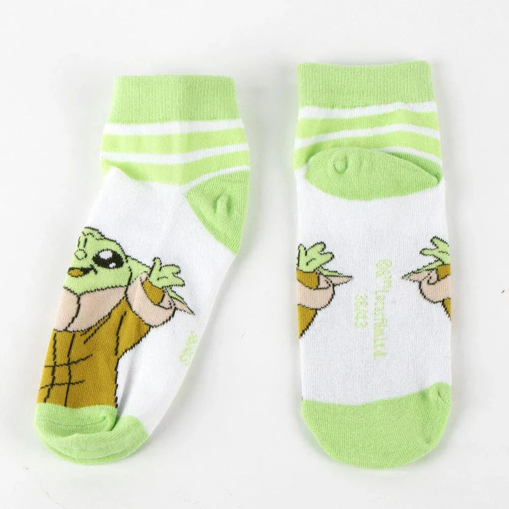 Star Wars The Mandalorian Grogu adult pack 2 socks Nerdscape