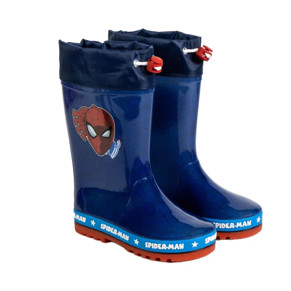 Marvel Spiderman rubber rainboots Nerdscape