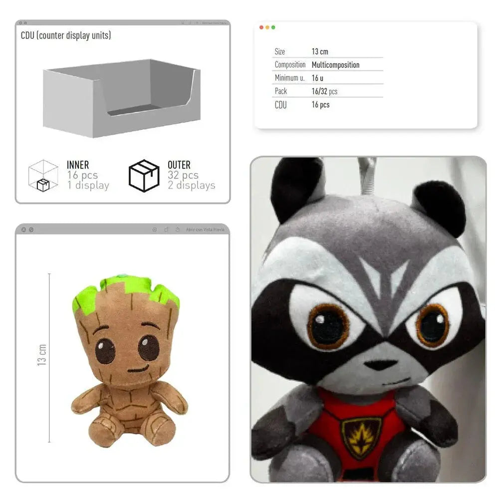 Marvel Plush Keychain - Nerdscape Nerdscape
