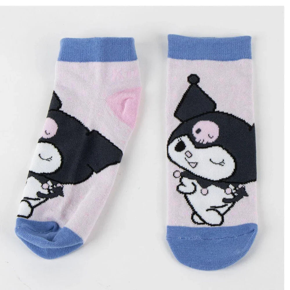 Hello Kitty Kuromi adult set 2 pairs of socks Nerdscape