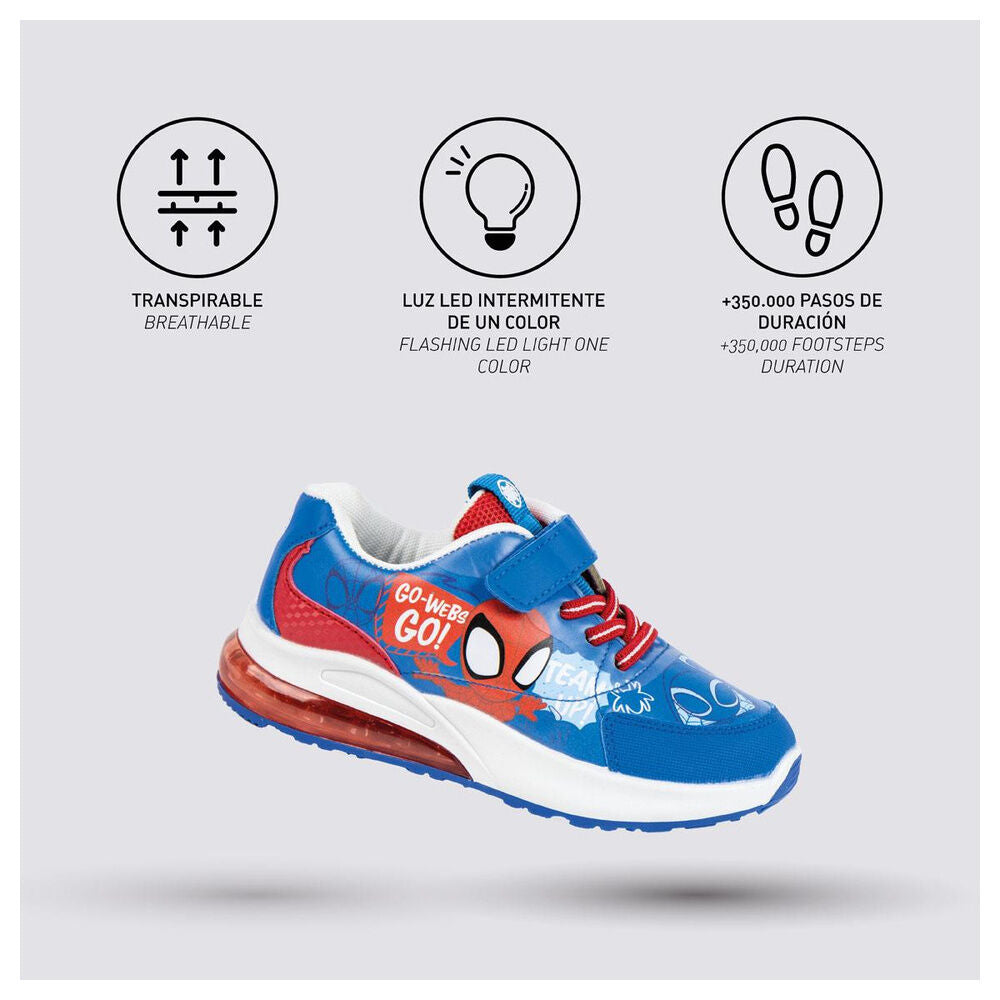 Marvel Spidey lights sneakers Nerdscape
