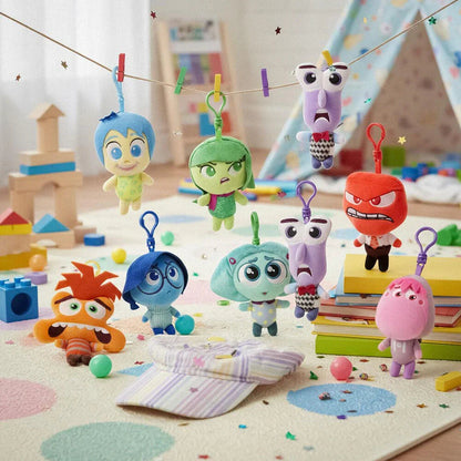 Disney Pixar Inside Out Plush Keychain - Nerdscape Nerdscape