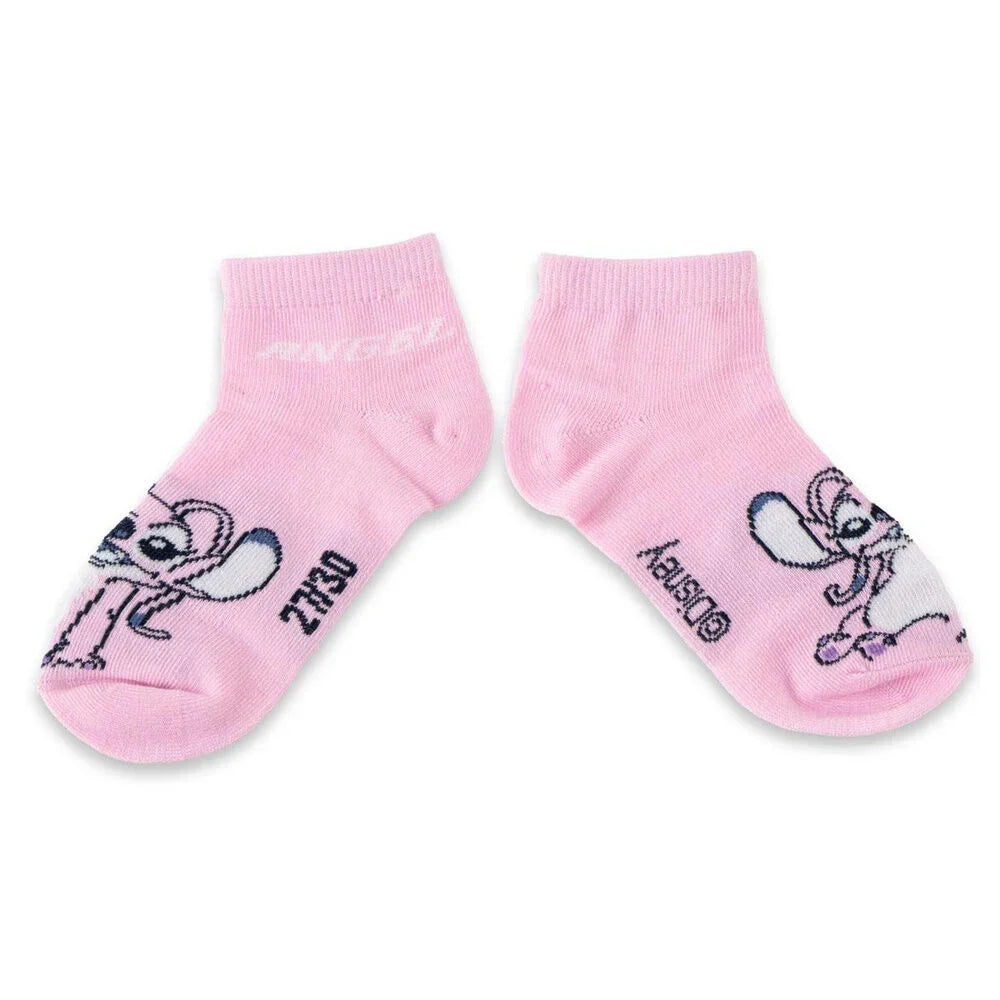 Disney Stitch & Angel packs socks Nerdscape